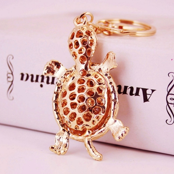 ‼️CLEARANCE PRICE FIRM‼️🐢Multi Colored Turtle Keychain🐢 - Picture 3 of 4